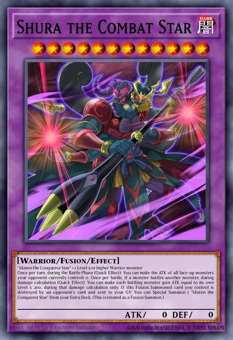 Shura the Combat Star trading card