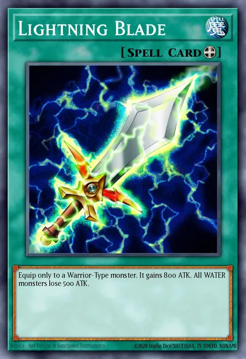 Lightning Blade trading card
