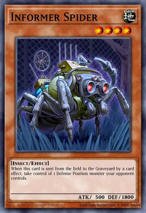 Informer Spider trading card