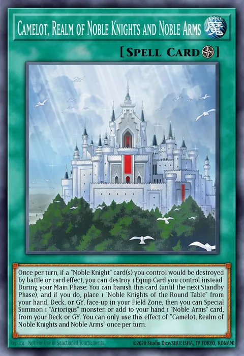 Camelot, Realm of Noble Knights and Noble Arms trading card