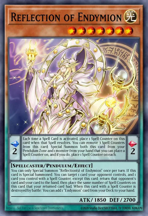 Reflection of Endymion trading card