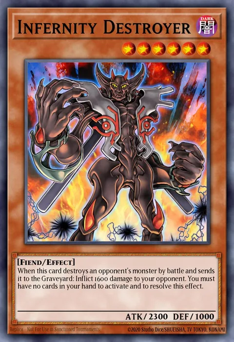 Infernity Destroyer trading card