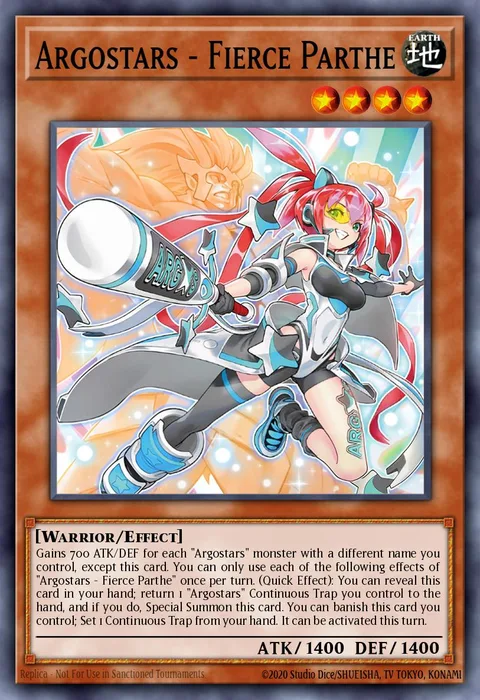 Argostars - Fierce Parthe trading card