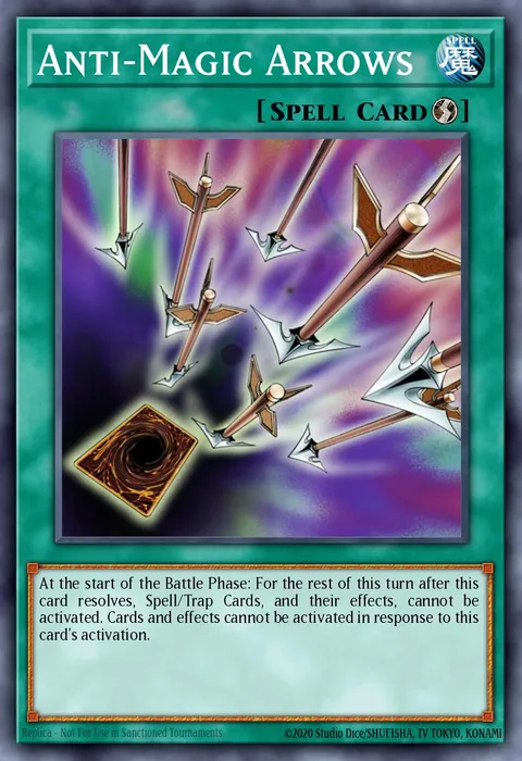 Anti-Magic Arrows trading card