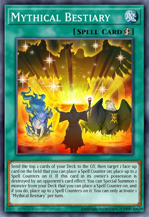 Mythical Bestiary trading card
