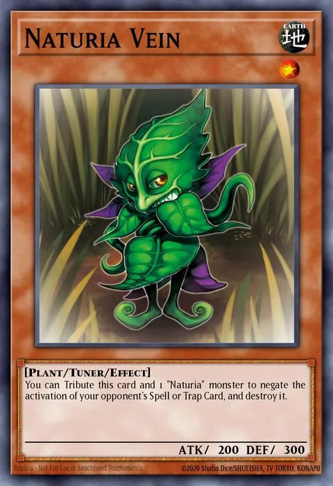 Naturia Vein trading card