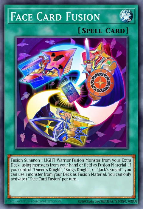 Face Card Fusion trading card