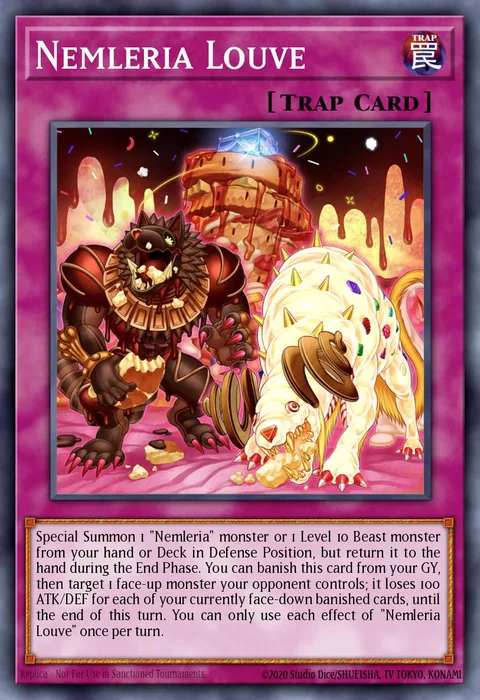 Nemleria Louve trading card