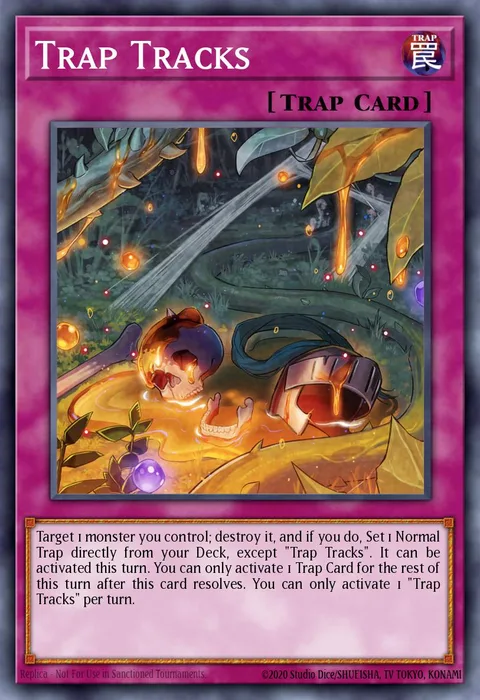 Trap Tracks trading card