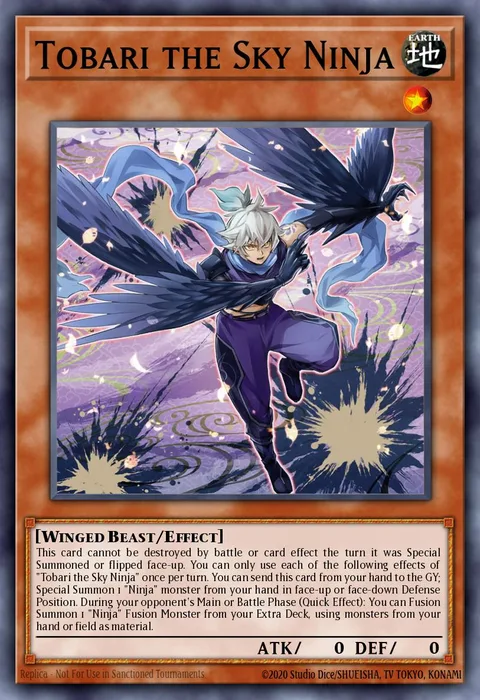 Tobari the Sky Ninja trading card
