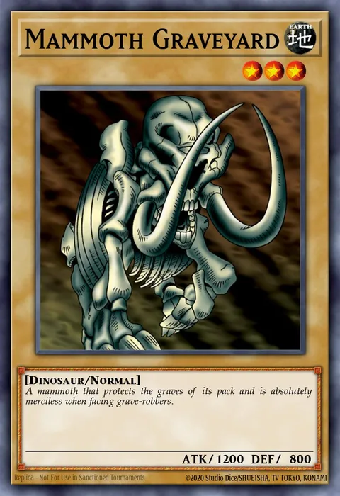 Mammoth Graveyard trading card