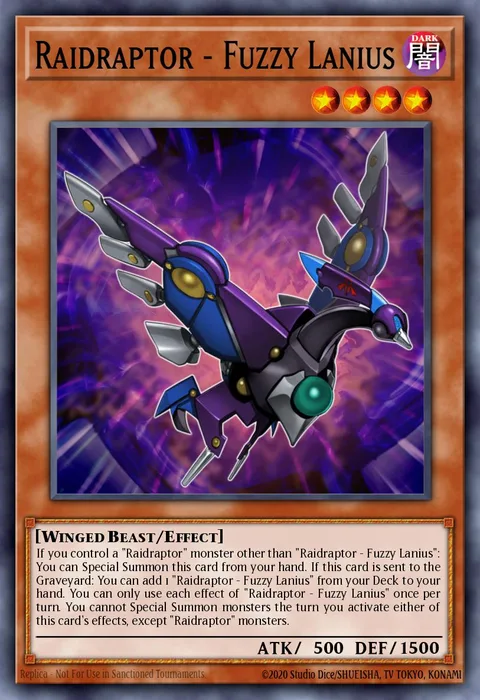 Raidraptor - Fuzzy Lanius trading card