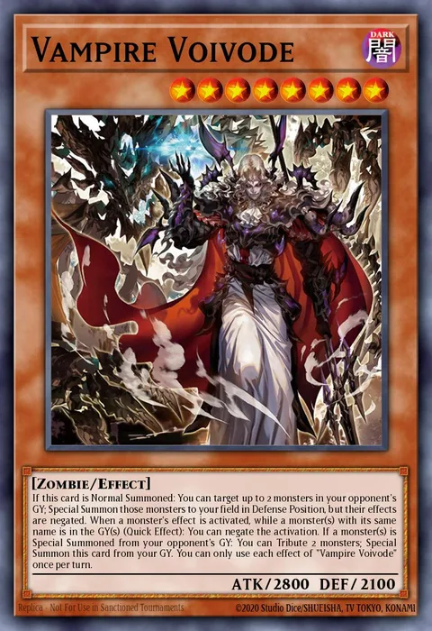 Vampire Voivode trading card