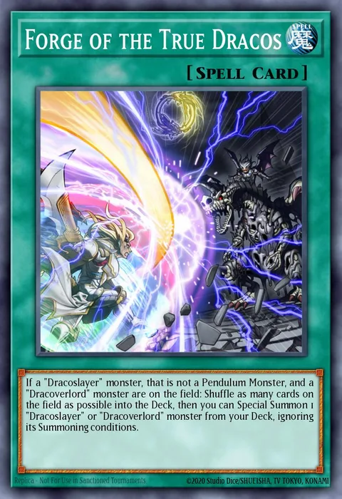 Forge of the True Dracos trading card
