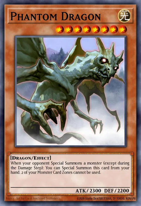 Phantom Dragon trading card