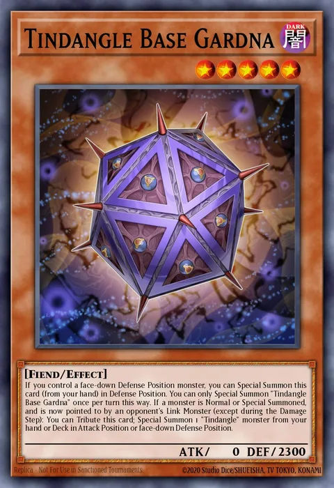 Tindangle Base Gardna trading card