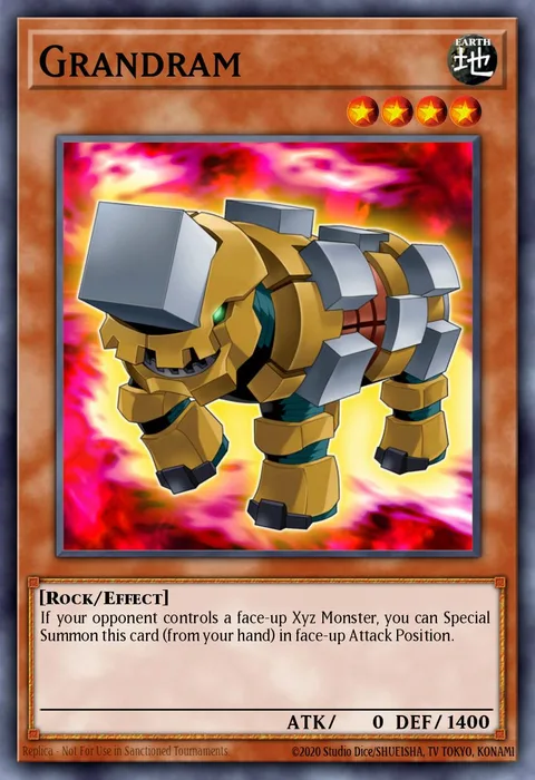 Grandram trading card