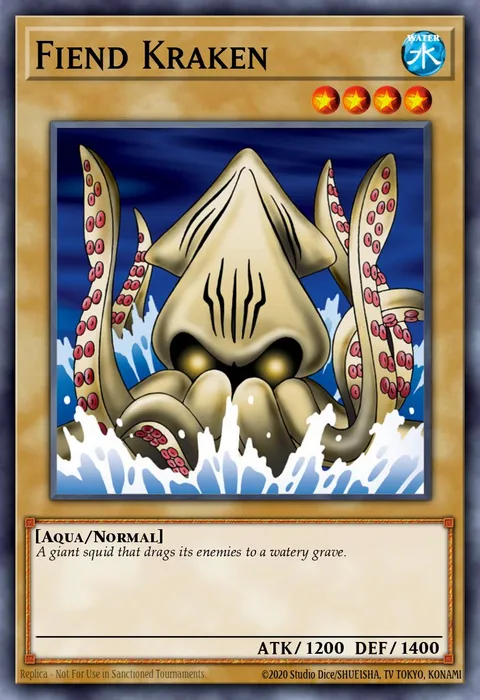 Fiend Kraken trading card