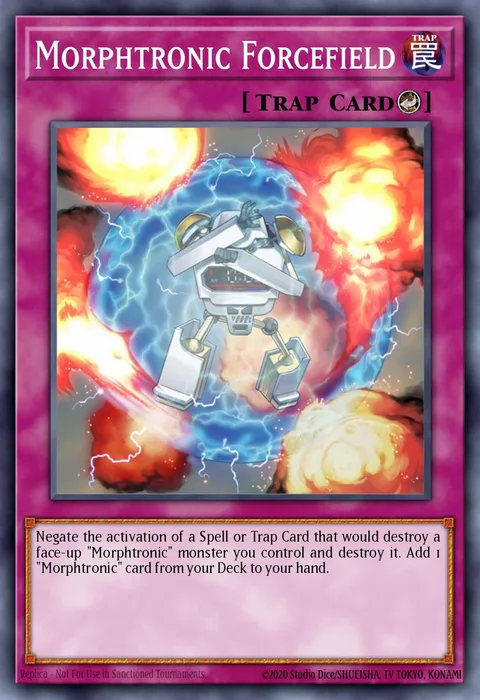 Morphtronic Forcefield trading card