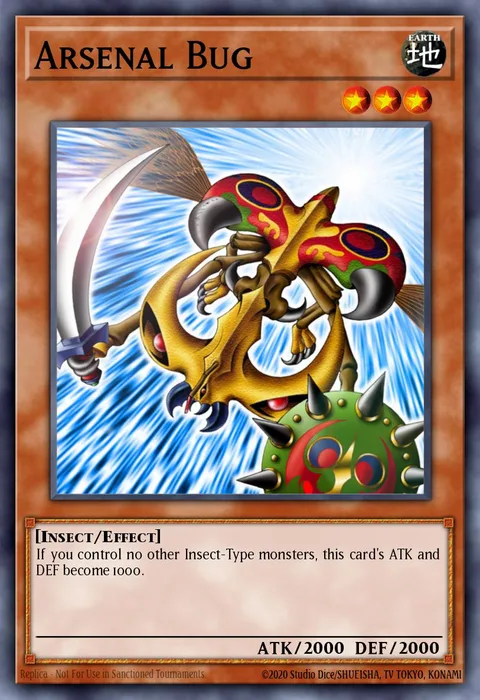 Arsenal Bug trading card
