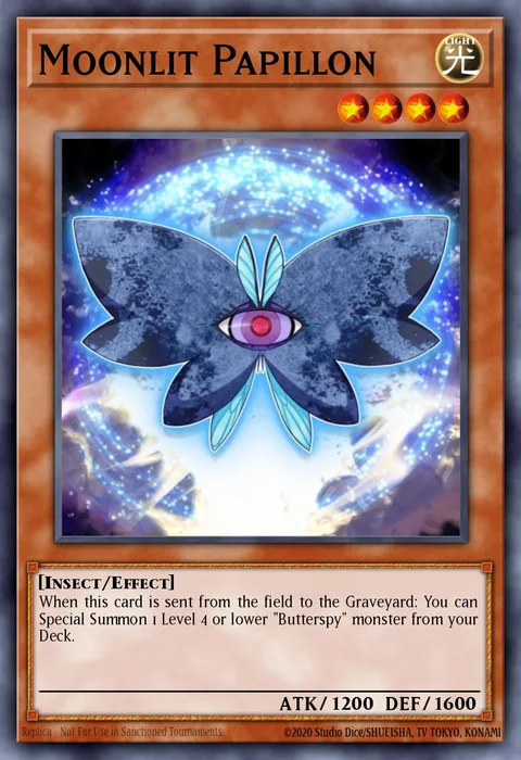 Moonlit Papillon trading card
