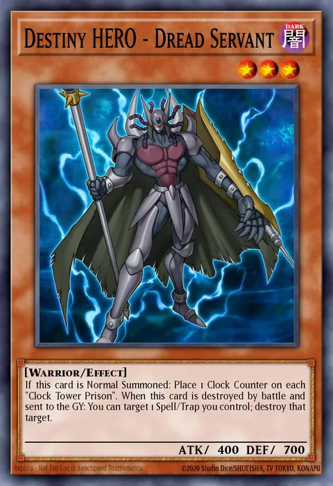 Destiny HERO - Dread Servant trading card