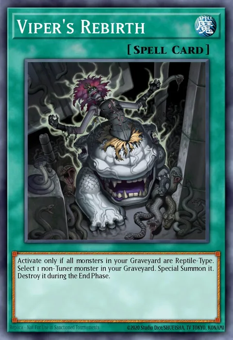Viper's Rebirth trading card