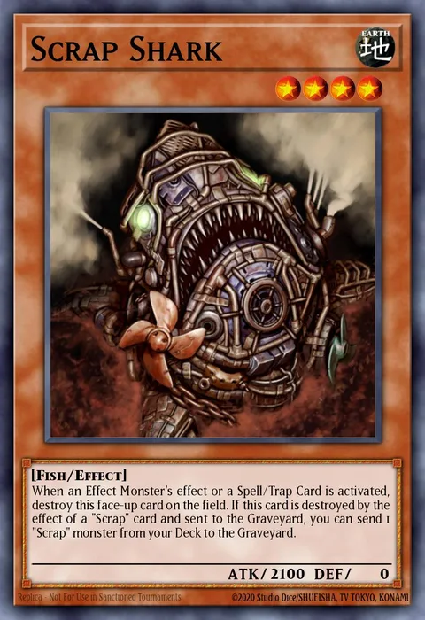 Scrap Shark trading card