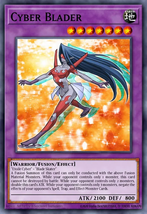 Cyber Blader trading card