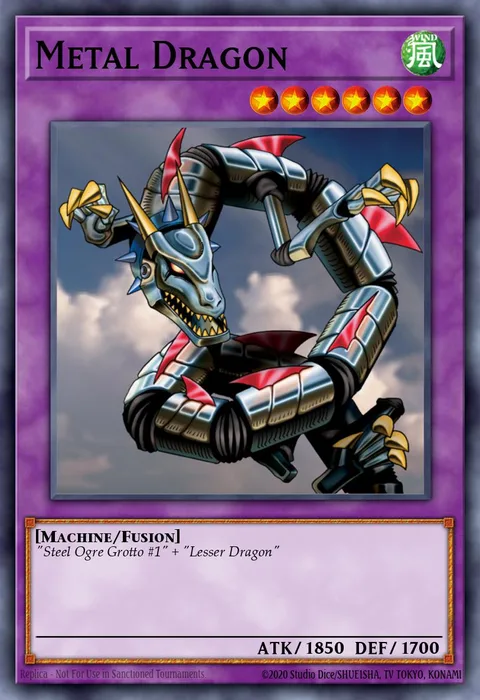 Metal Dragon trading card