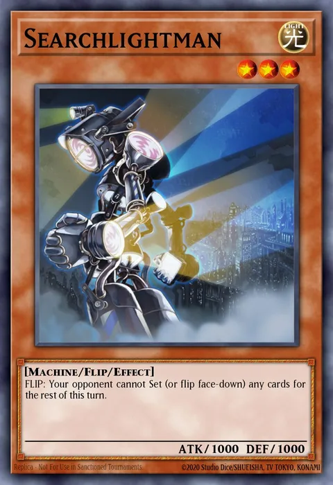 Searchlightman trading card