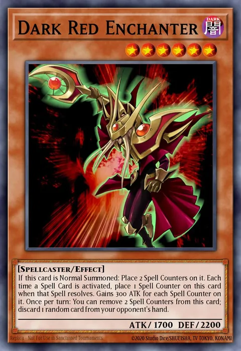Dark Red Enchanter trading card