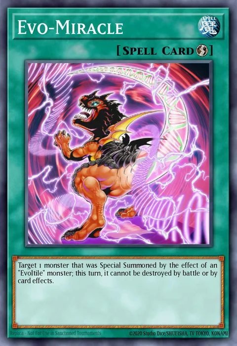 Evo-Miracle trading card