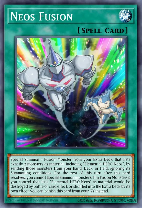 Neos Fusion trading card