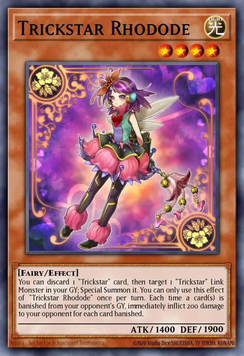 Trickstar Rhodode trading card
