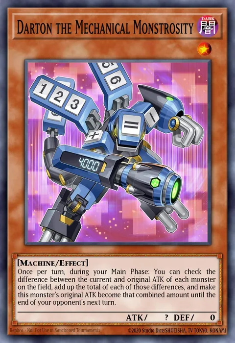 Darton the Mechanical Monstrosity trading card