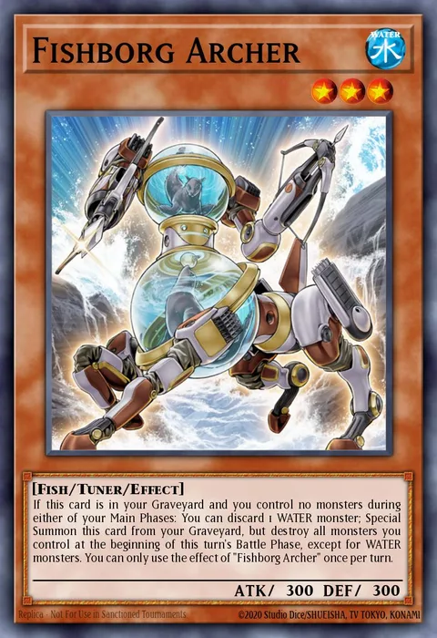 Fishborg Archer trading card