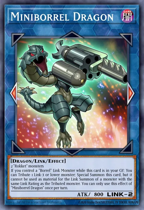 Miniborrel Dragon trading card