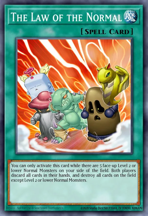 The Law of the Normal trading card