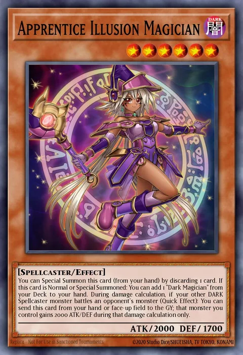 Apprentice Illusion Magician trading card