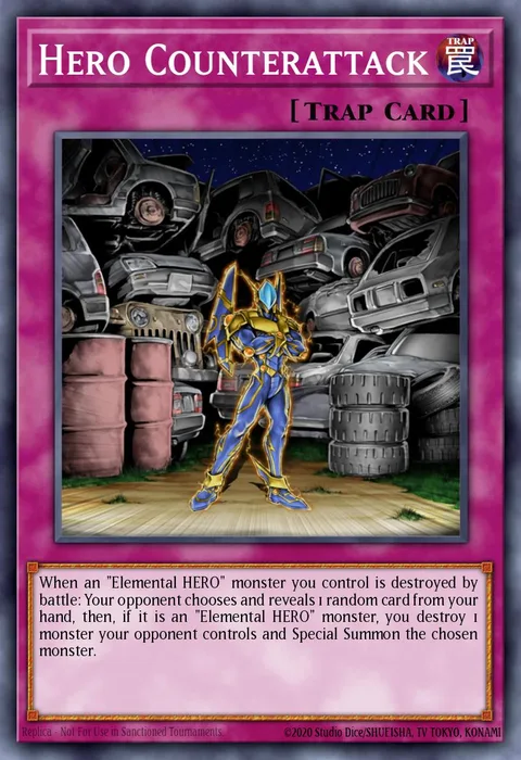 Hero Counterattack trading card