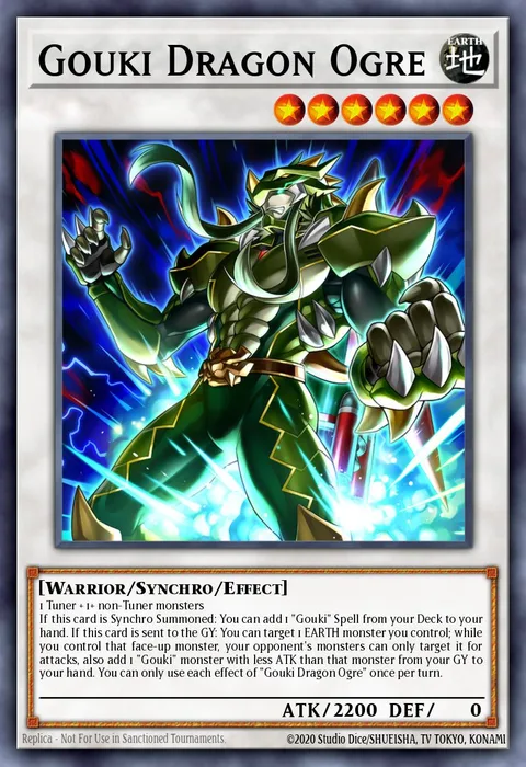 Gouki Dragon Ogre trading card
