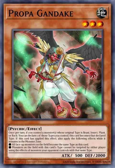 Propa Gandake trading card