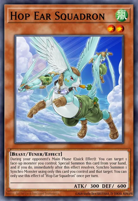 Hop Ear Squadron trading card