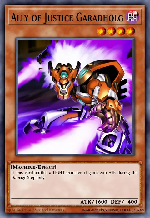 Ally of Justice Garadholg trading card