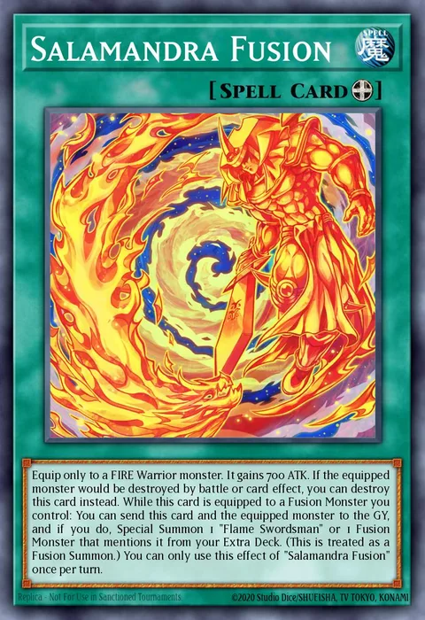 Salamandra Fusion trading card