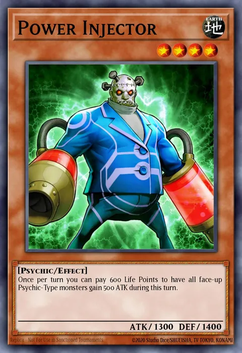 Power Injector trading card