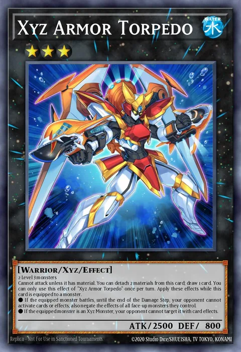 Xyz Armor Torpedo trading card