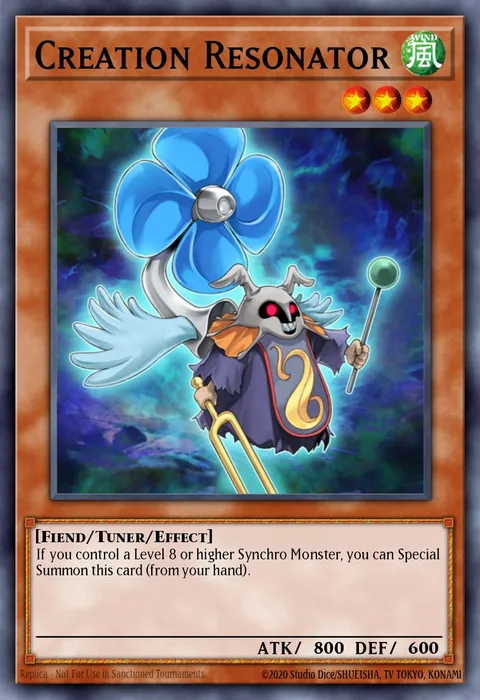 Creation Resonator trading card