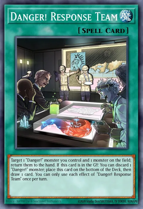 Danger! Response Team trading card